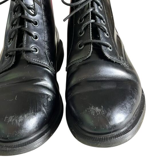 Dr. Martens Lace Up Emmeline Boot Women’s Size US 6 Leather Combat Black - Picture 6 of 16